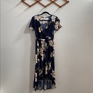 Pink Blush Maternity hi-lo dress